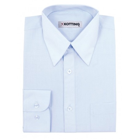 Camisa para hombre manga larga lisa 46 Kotting