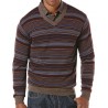 Sweater cuello V 2XL de caballero Perry Ellis Allover Stripe