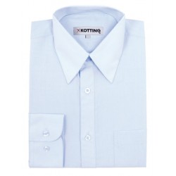 Camisa de caballero manga larga lisa 48 Kotting 