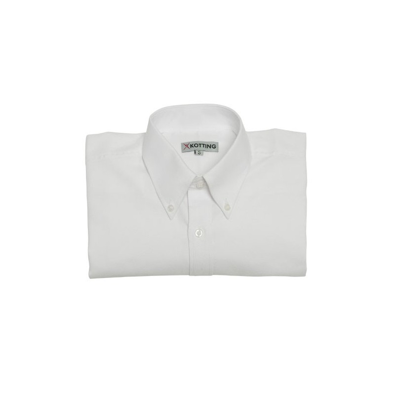 Kotting - Camisa manga larga oxford botón cuello 2XL  