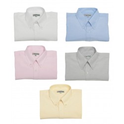 Kotting - Camisa manga larga oxford botón cuello 2XL  