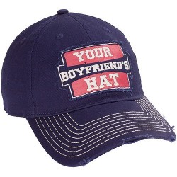 Boyfriend's Hat - Gorro jockey azul