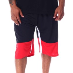 Reset - Shorts deportivos azul/blanco/rojo 3XL