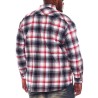 Avalanche - Camisa manga larga diseño gris/rojo  5XL