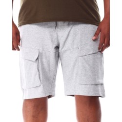 Evolution - Shorts deportivos cargo gris 6XL