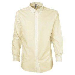 Jayson - Camisa manga larga oxford bolsillo suelto 3XL